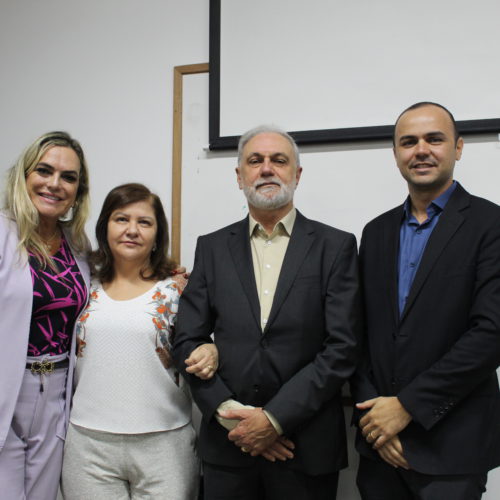 Foto com Regina Tombini, Sayonara Santana, Luiz França e Jamyson Ribeiro